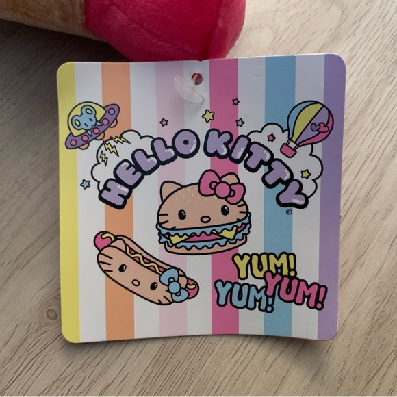 Hello Kitty YUM! YUM! YUM! Plush Hotdog NWT - Picture 3 of 4